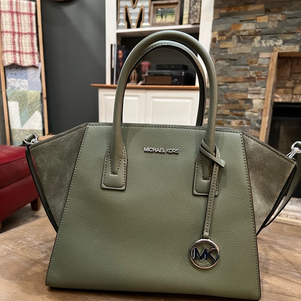 Michael Kors handbag, olive green